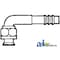 A & I Products 90 Degree Female Flare Barb Fittings 3 x3 x1 A-461-769 - alternate 3